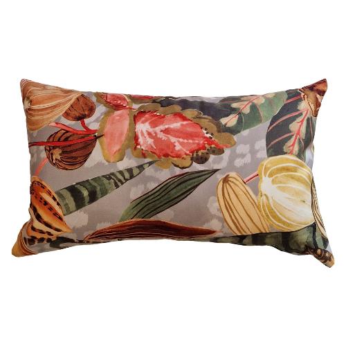 Olibò Cuscino arredo KAHLO Grigio, Verde, Giallo e Rosa (50x30cm) 400316 KAH10