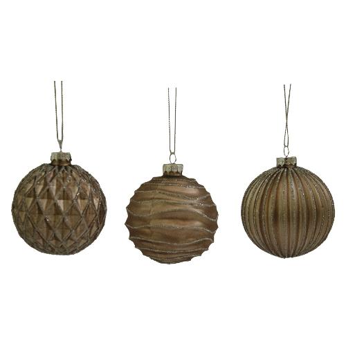 Giocoplast Pallina albero Sfera Prestige Champagne (8 cm) assortito 481 22107
