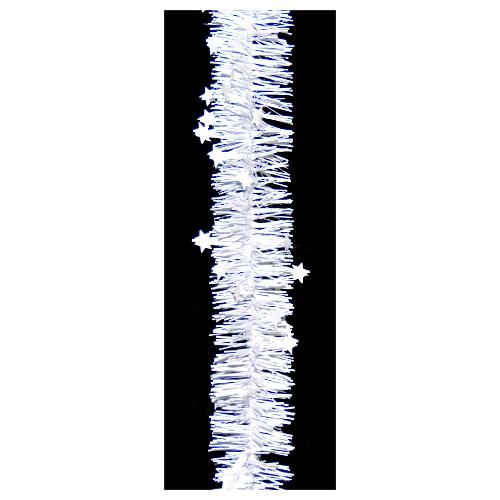 Euromarchi Ghirlanda (200x6 cm) con stelle Bianco Q35 602