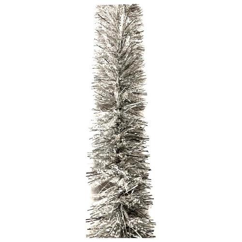 Euromarchi Ghirlanda (200x8 cm) Argento innevato QD2255 A