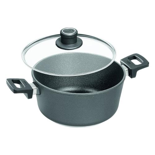 Woll Casseruola Alluminio antiaderente (28cm) con coperchio DIAMOND LITE Grigio ghisa WLL828DPIL