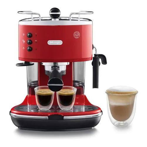 De Longhi Macchina caffè espresso 1100W ICONA VINTAGE Eco 311 R Rosso Scarlatto