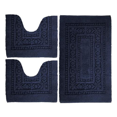 Saniplast Set tappeti bagno ROMY Dark denim 3FTAU400313