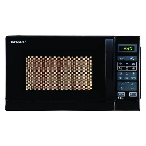 Sharp Microonde Microonde (25Lt) Black R 742BKW Grill Black R 742BKW