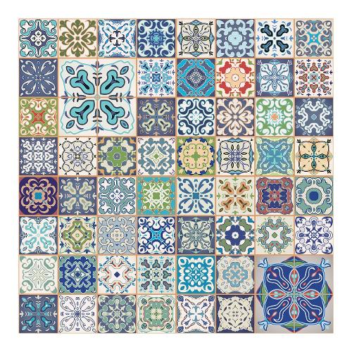 Tavola & Co. Plastica adesiva Cementine Effetto vetro mutlicolor (45x200cm) R411196