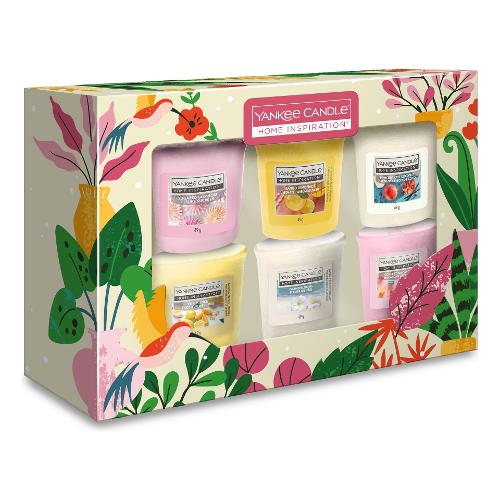 Yankee Candle Set candele profumate 6 pz frutta e fiori fragranze assortite Colori assortiti P503929