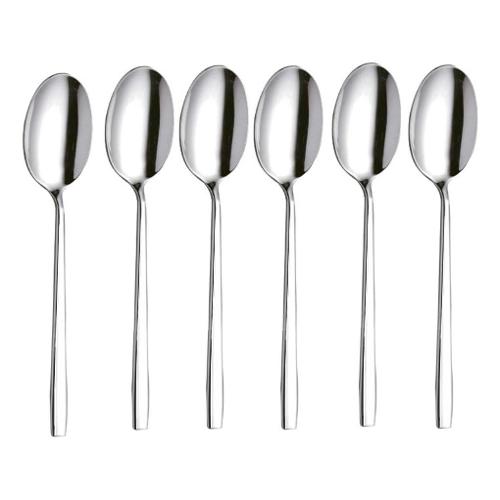 Abert Set cucchiaini caffè 6 pz Inox (10,8cm) Moka INFINITO Cromo lucido FV6PN0622
