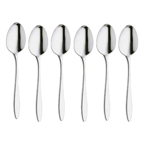 Abert Set cucchiaini caffè 6 pz Inox (14cm) STYLE Cromo lucido FD6PN0621