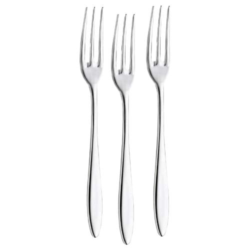 Abert Set forchette dessert 3 pz Inox (14,6cm) STYLE Cromo lucido FD6PN0338
