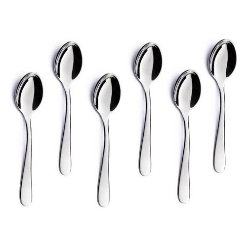 Eme Set cucchiaini caffè 6 pz Inox (11,3cm) CHARME Cromo lucido PL6100CR10