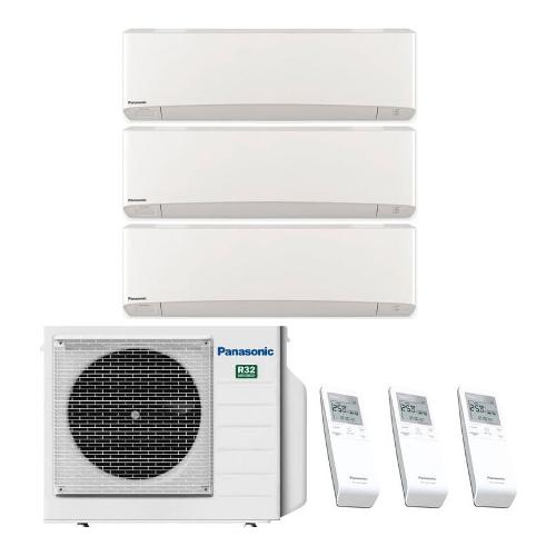 Panasonic Condizionatore trial ETHEREA Z Multisplit 2.5 e 4.2 Day & Night Bianco CS-Z25VKEW, CS-Z25VKEW, CS-Z42VKEW CU-3Z52TBE