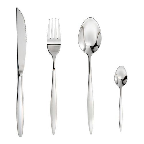 Brandani Set posate tavola 24 pz Inox STRETCH Cromo lucido 53701