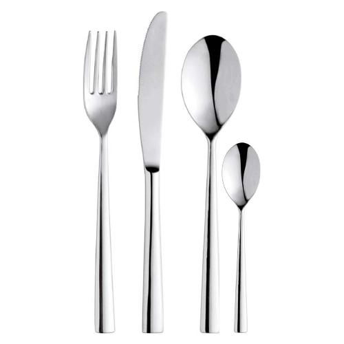 Set posate tavola 24pz STYLE Acciaio lucido