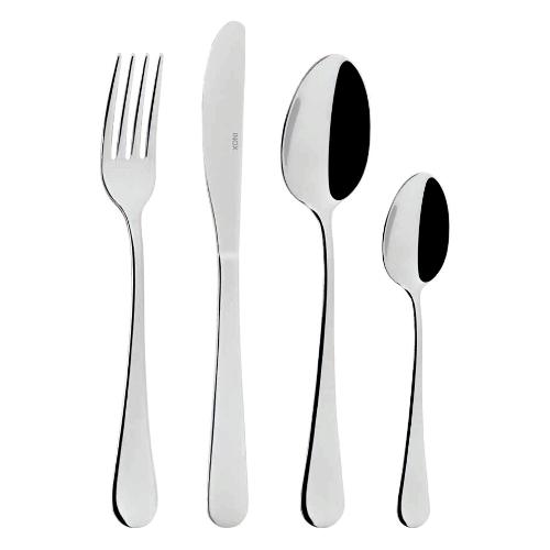 Abert Set posate tavola 24 pz Inox MURANO Cromo lucido