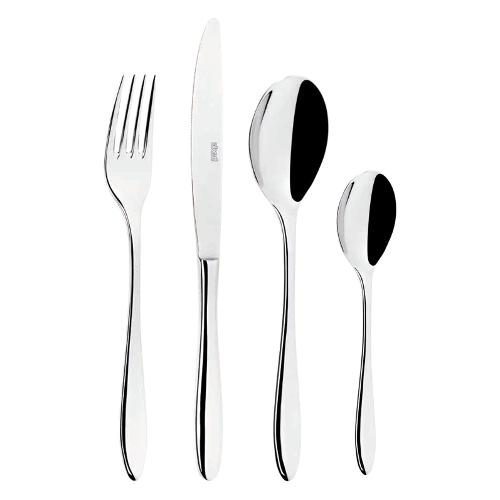 Abert Set posate tavola 24 pz Inox STYLE Cromo lucido