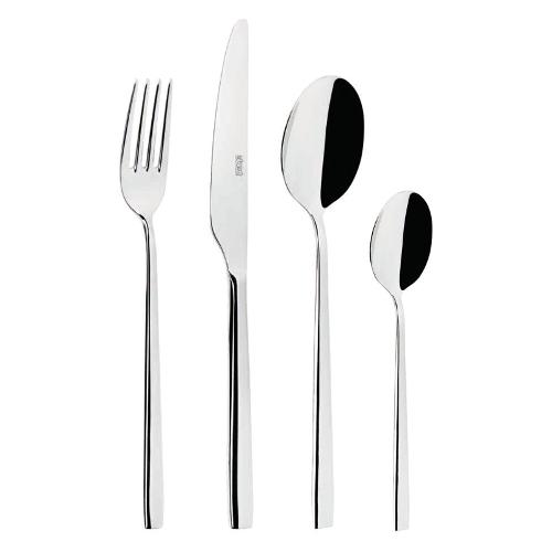 Abert Set posate tavola 24 pz Inox INFINITO Cromo lucido