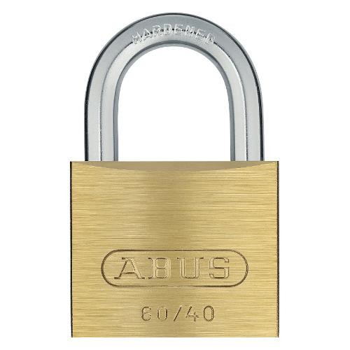 Abus Lucchetto chiave con arco normale SERIE 60 Ottone spazzolato 20x25h mm A32145