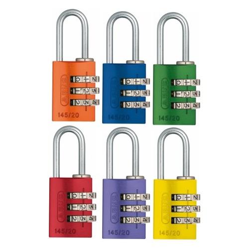 Abus Lucchetto combinazione arco normale SERIE 145 Assortito 9x22h mm A46625