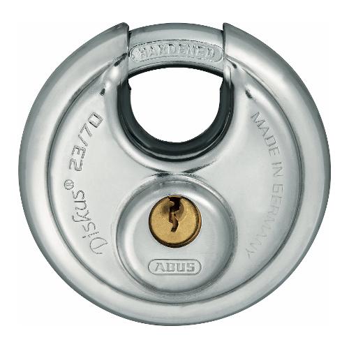 Abus Lucchetto chiave corazzato a disco SERIE 23 70 Diskus Cromo 20x17h mm A44756