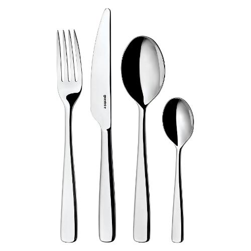 Guzzini Set posate tavola 24 pz Inox GRACE Cromo lucido 29780063