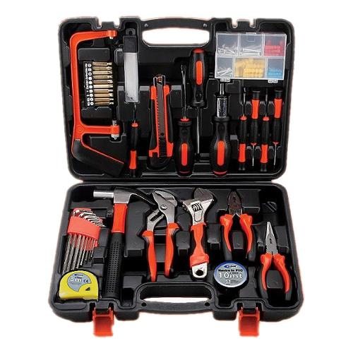 Labor Kit utensili Valigetta 119 Pcs Nero e Rosso 001227