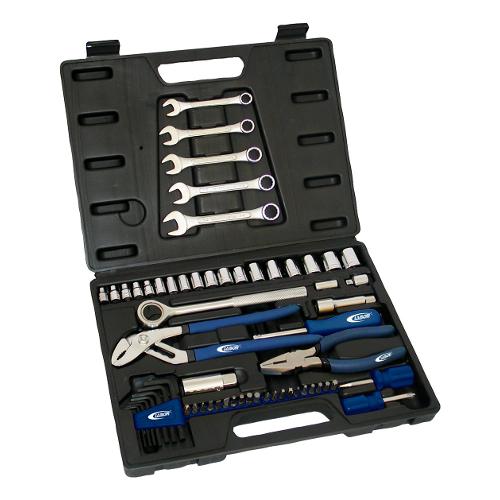 Labor Kit utensili Valigetta 61 Pcs Nero e Blu 001225