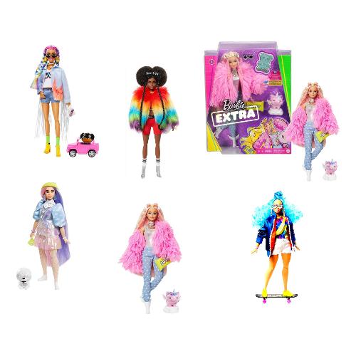 Mattel Bambola Extra Doll (30cm) BARBIE Assortito GRN27