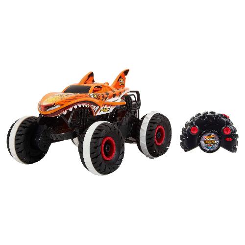 Mattel Radiocomando Unstoppable Tiger Shark Monster Trucks HOT WHEELS HGV87