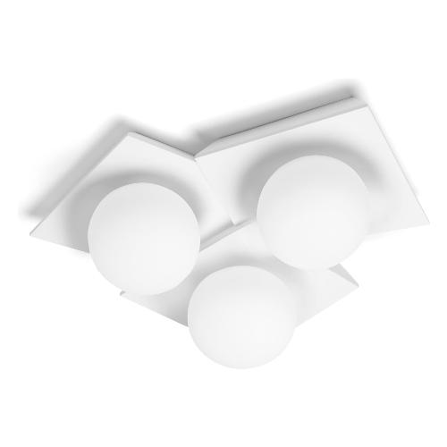 Tecnico Natural Light Plafoniera CICLADI Bianco (42,7x13,7x36,5cm) T389 3 luci - GX53 - Max 30W