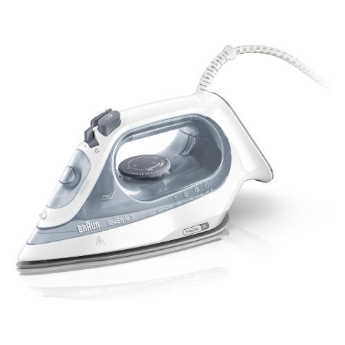 Braun Ferro stiro vapore 2350W Ceramica TEXSTYLE 3 Si 3054 Grigio e Bianco 0127405004