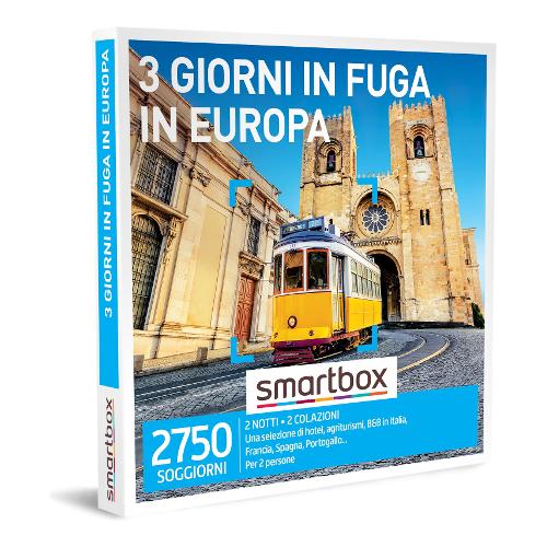 Smartbox SOGGIORNO 3 Giorni In Fuga In Europa 849431