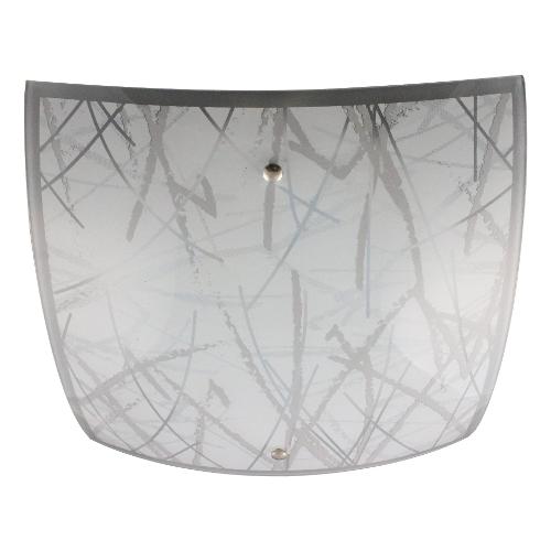 Isoluce Plafoniera TRATTO Bianco (30x30cm) 2311 10 3010 1 luce - E27 - Max 60W