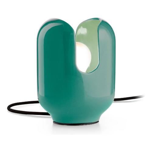 Ferroluce Lampada tavolo BATUCADA Turchese (14,5x20cm) C2590 TUR 1 luce - E27 - Max 53W
