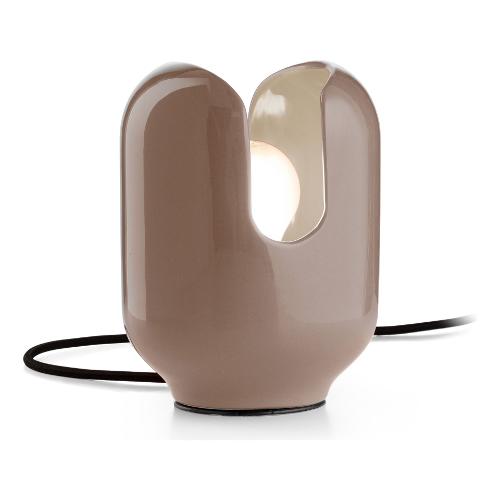 Ferroluce Lampada tavolo BATUCADA Marrone moka (14,5x20cm) C2590 MOK 1 luce - E27 - Max 53W