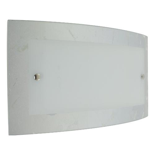 Isoluce Applique FOGLIA ARGENTO (30x20cm) 2378 30 3240 1 luce - E27 - Max 60W