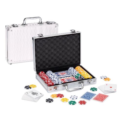 Dal Negro Set fiches 200 pz con valigetta alluminio 03481