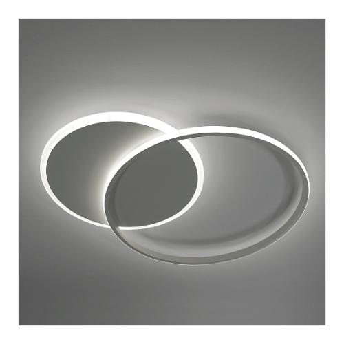 Vivida International Plafoniera ECLIPSE 2 Bianco (64,5x6x49,2cm) LMS10 20 BI 2 luci - LED - Max 100W