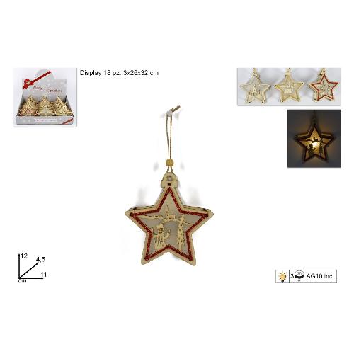 Due Esse Christmas Stella (12cm) Assortito CM002554