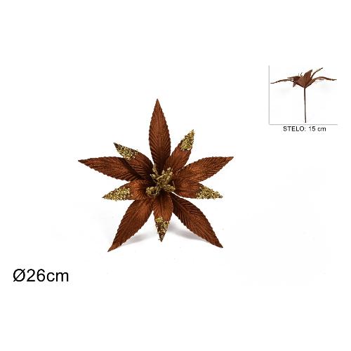 Due Esse Christmas Pick Natalizio 26cm Marrone BA00533D