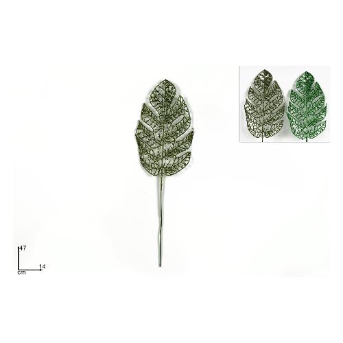 Due Esse Christmas Pick Foglia palma Verde RO011232E