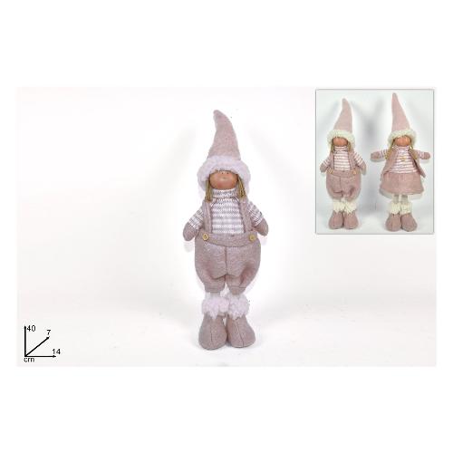 Due Esse Christmas Bimba (40cm) (1pz) Assortito LZ000295