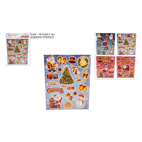 Due Esse Christmas Set stickers natalizi assortito CA013172