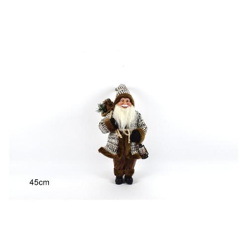 Due Esse Christmas Babbo Natale con cappello pelliccia (45 cm) MN000831A
