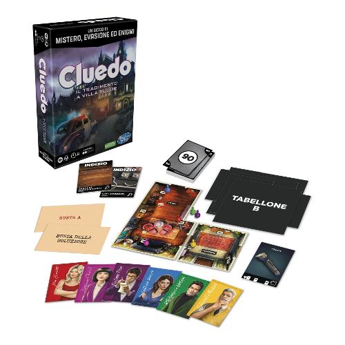 Hasbro Tradimento a villa Tudor gioco in Italiano CLUEDO ESCAPE F5699103