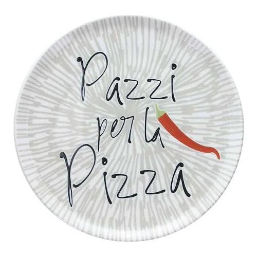 Andrea Fontebasso Piatto pizza Porcellana (33cm) Pazzi per La Pizza CI022419010