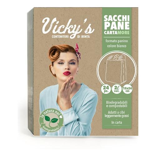 Virinnova Sacchetti alimenti 24 pz 15x24 cm CARTAMORE Bianco 3310102