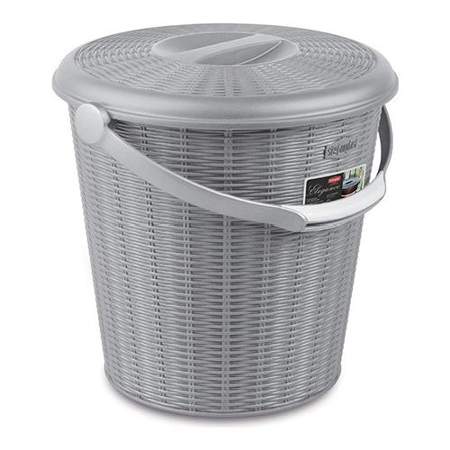 Stefanplast Pattumiera (10L) ELEGANCE Grigio 29608