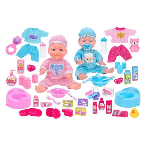Globo Set bambola Anna e Andrea Cuore di Mamma BIMBO 40669