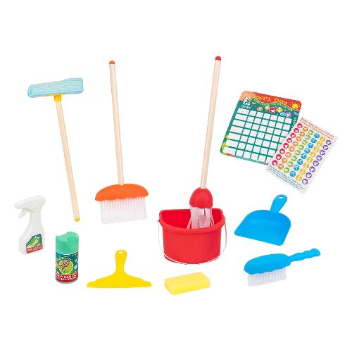 Globo Set pulizia giocattolo Pulito perfetto My Little House 12 pz W’TOY 40831