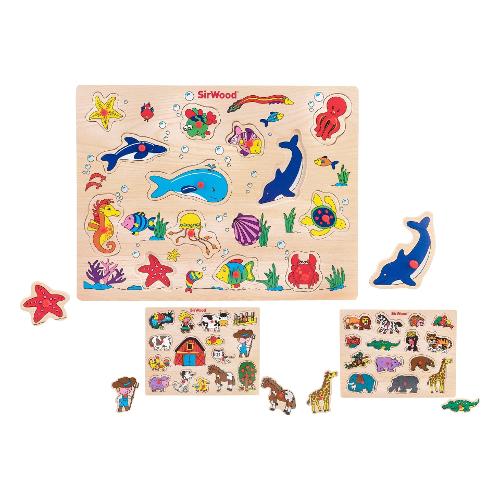 Globo Puzzle Fantasy 10m+ SIR WOOD Assortito 41543